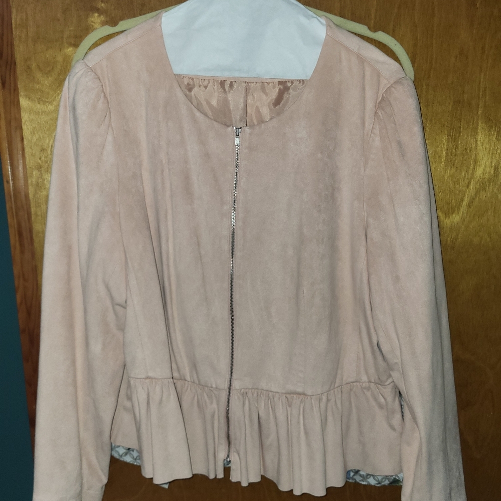 Pink Suede Jacket